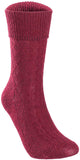 Lian LifeStyle Perfect Fit Women's Wool Crew Socks L1860 Size 6-9