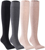 Lian LifeStyle Big Girl Women's Exquisite Thigh High Cotton Socks L1888 Size 6-9