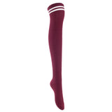 5 Pairs Awesome Durable Women Thigh High Cotton Boot Socks. Perfect As Winter & Spring Socks Size 6-9 T1023-5c9 (Random)