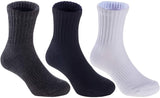 Lian LifeStyle Top Quality Children's Sports Crew Socks - 3 Pairs - Size3Y-15Y L0105