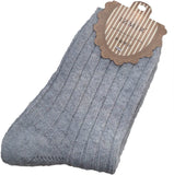 Lovely Annie Women's 2 Pairs Thick Wool Socks Stripped Casual Size 7-9