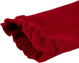 Lian LifeStyle Girl's 5 Pairs Breathable Knee High Cotton Socks JH0505 Size 0Y-5Y