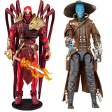 Toys DC Multiverse Azrael: Batman Curse of The White Knight #1 7" Action Figure + The Black Series Cad Bane Toy 6-Inch Scale The Clone Wars Collectible Action Figure, Pack of 2