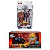 Venom 6-inch Collectible Action Figure Toy Ghost-Spider Premium Design+ World Deluxe Story Pack Off-Road Tracker ATV, Pack of 2