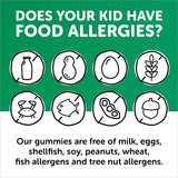 Kids Formula & Fiber Daily Gummy Multivitamin: Fiber for Digestive Health, Vitamin C, D3, & Zinc for Immunity, Omega 3 Fish Oil (EPA & DHA), B6, Methyl B12, 120 Count 5-Packs