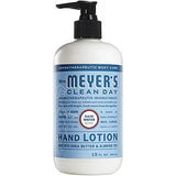 Mrs. Meyers Clean Day Hand Lotion, 1 Pack Lemon Verbena, 1 Pack Rainwater, 12 OZ each