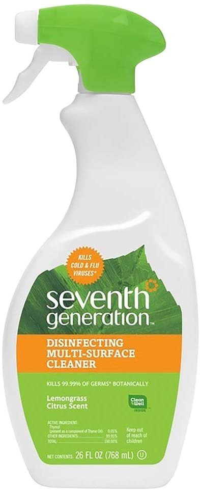 Seventh Generation Disinfecting Multisurface Cleaner, 26oz.