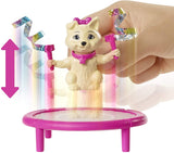 Barbie Dreamhouse Adventures Teresa Spin ‘n Twirl Gymnast Doll, 11.5-inch Brunette, in Leotard, with Accessories