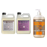 Liquid Hand Soap Refill, 1 Pack Plumberry, 1 Pack Peony, 33 OZ each include 1, 32 OZ Bottle of Bath & Shower Gel Soap, Citrus/Mint