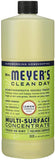 Mrs. Meyer's Clean Day All Purpose Cleaner, Lemon Verbena, 32 Ounce Bottle, 2-Pack