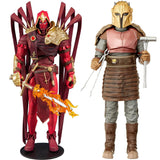 Toys DC Multiverse Azrael: Batman Curse of The White Knight #1 7" Action Figure + The Black Series The Armorer Toy 6-Inch Scale The Mandalorian Collectible Action Figure, Pack of 2