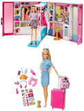 Lian Lifestyle Toys Bundle, Dream Closet with Blonde Doll + Travel Doll with Blonde Doll 2 Packs