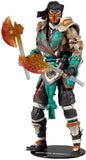 Toys Mortal Kombat Scorpion and Raiden 7" Action Figure Multipack + Toys Mortal Kombat Sub Zero Bloody Frozen Over Skin 7” Action Figure, Pack of 2