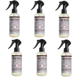 Instant Air Freshener Spray Bottle in Lavender Scent as Room Deodorizer for Home Fragrance - Long Lasting Air Refresher for Car, Garage, Rugs and any Fabrics - Made with Essential Oils - 8 Fl OZ Per Pack, Pack of 6