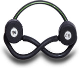 Lian LifeStyle Premium Bone Conduction Headphones Lightweight & Waterproof w/Mic & Bluetooth. Wireless Over-Ear Headset for Adults and Kids, Suitable for Sports, Gaming, Travel, Office (Black Green)