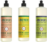 Liquid Dish Soap, 1 Pack Geranium, 1 Pack Snowdrop, 1 Pack Lemon Verbena, 16 OZ each