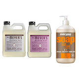 Liquid Hand Soap Refill, 1 Pack Lavender, 1 Pack Peony, 33 OZ each include 1, 32 OZ Bottle of Bath & Shower Gel Soap, Citrus/Mint