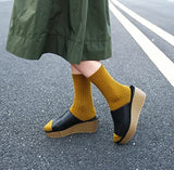 Lian LifeStyle Cute Big Girl's Women's 4 or 6 Pairs Cotton Crew Socks HR1752 Size 6-9