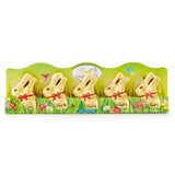 Mini GOLD BUNNY - Milk Chocolate, Net Wt 1.7 Ounce, 5 Count (Pack of 3)