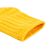 Meso 6 Pairs Children's Stretchy Wool Socks for Kids | All-Season Children’s Sturdy and Thermal Toddler Socks Solid Size 2Y-4Y(Yellow)