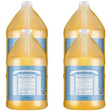 Natural & Pure Castile Soap Made With Organic & Natural Oils Hemp Unscented Castile Soap Fully Biodegradable & Vegan Liquid Soap All Purpose Castile Liquid Soap 1 Gallon Per Pack, Pack of 4