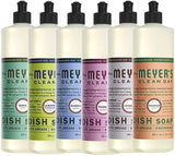 Liquid Dish Soap, 1 Pack Basil, 1 Pack Lemon Verbena, 1 Pack Bluebell, 1 Pack Peony, 1 Pack Lavender, 1 Pack Geranium, 16 OZ each