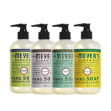 Mrs. Meyers Clean Day Liquid Hand Soap, 1 Pack Lemon Verbena, 1 Pack Lavender, 1 Pack Basil, 1 Pack Honey Suckle, 12.50 OZ each