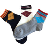 Splendid Women's 3 Pairs Mid Calf Cotton Crew Socks. Comfortable, Breathable and the Best Fit for Multiple Activities Size 6-9 (Navy,White,Grey)