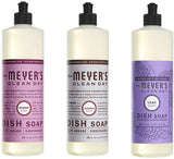Liquid Dish Soap, 1 Pack Peony, 1 Pack Lavender, 1 Pack Lilac, 16 OZ each