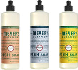 Liquid Dish Soap, 1 Pack Geranium, 1 Pack Snowdrop, 1 Pack Honeysuckle, 16 OZ each