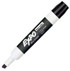 Sanford Ink Corporation Dry-erase Markers,Chisel Point,Nontoxic,Black