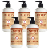 Hand and Body Lotion w/ Shea Butter, Almond Oil & Essential Oils | Oat Blossom Scented Lotion for Women and Men 12 FL Oz Refillable Pump Bottle, Pack of 5