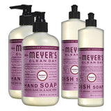 Liquid Hand Soap and Liquid Dish Soap Combo 2 Packs Liquid Hand Soap 12.5 Fl oz & 2 Packs Dish Soap 16 Fl oz, Peony Scent