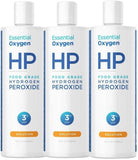 Oxygen Plus Hydrogen Peroxide, With 3% Food Grade, No Toxic Stabilizers or Heavy Metals, Ultimate Cleaner for 1st Aid Cuts and Scrapes, NON GMO, Won't Burn, Pack of 3, 16 Fl OZ Per Pack