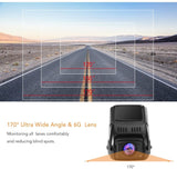 Lian LifeStyle Latest Technology HD Dash Camera Trusted Quality Car Accessories: Security Camera Front & Rear with Night Vision for Safety SD LY550