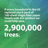 Seventh Generation Paper Towels, 100% Recycled Paper, 2-Ply, 6-Count (Pack of 4)