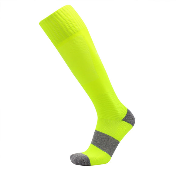 1 Pair Wonderful Women's Knee High Sports Socks. Perfect for Fitness, Gym and Any Workout or Sport Size 6-9 MS1604010 (Lemon)