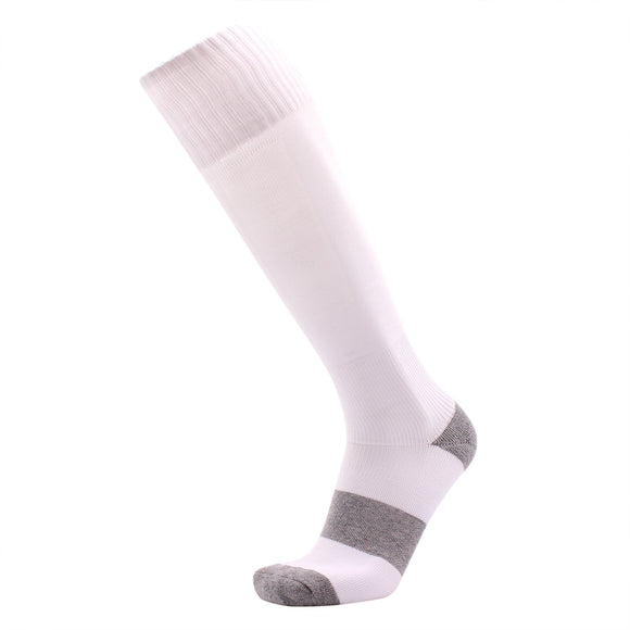 1 Pair Fantastic Men Knee High Sports Socks. Cozy, Comfortable, Durable and Health Supporting Size 6-9 MS1604010 (White)