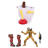 Flushin' Frenzy + Venom 6-inch Collectible Action Figure Toy Phage Premium Design and 1 Accessory, Pack of 2