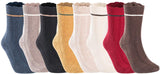 Lian LifeStyle Perfect Fit Women's Wool Blend Crew Socks L1853 Size 6-9