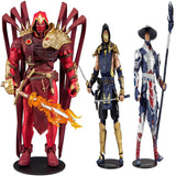 Toys DC Multiverse Azrael: Batman Curse of The White Knight #1 7" Action Figure + Toys Mortal Kombat Scorpion and Raiden 7" Action Figure Multipack, Pack of 2