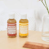 Pure Castile Liquid Soap, Citrus, Made with Organic Oil, For Face, Body, Hair, Laundry, Pets and Dishes, Concentrated, Vegan, Non-GMO, Pack of 1, 2 Fl OZ Per Pack