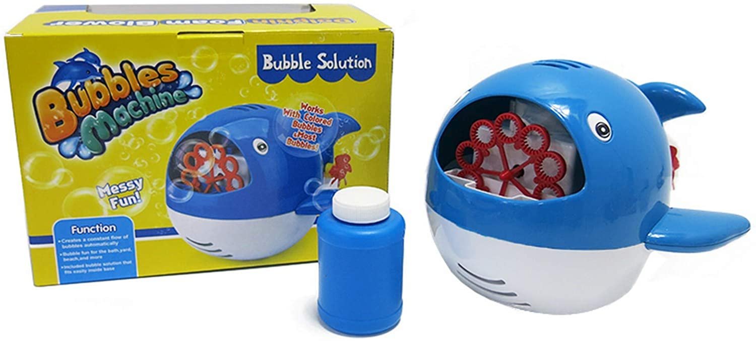 Bubble Machine, Automatic Bubble Blower Machine with Bubble Solution Toy  for Kid