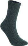 Lian LifeStyle Cute Women's 2 Pairs Pack Wool Crew Socks Size 6-9 HR1690