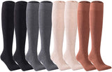Lian LifeStyle Big Girl Women's Exquisite Thigh High Cotton Socks L1888 Size 6-9