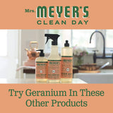 Mrs. Meyer's Clean Day Multi-Surface Everyday Cleaner, Cruelty Free Formula, Geranium Scent, 16 oz