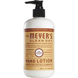 Mrs. Meyers Clean Day Hand Lotion, 1 Pack Honeysuckle, 1 Pack Lavender, 1 Pack Geranium, 1 Pack Oat Blosom, 12 OZ each