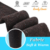 Lovely Annie 5 Pairs Cute Knee High Cotton Socks for Women. Cozy, Fluffy, and Fancy With a Wide Color And Size Range LA8212 Size 6-9 (Black)