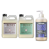 Liquid Hand Soap Refill, 1 Pack Lavender, 1 Pack Basil, 33 OZ each include 1, 12.75 OZ Bottle of Hand Soap Lavender + Coconut