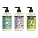 Liquid Hand Soap, 1 Pack Basil, 1 Pack Lavender, 1 Pack Lemon Verbena, 12.5 OZ each